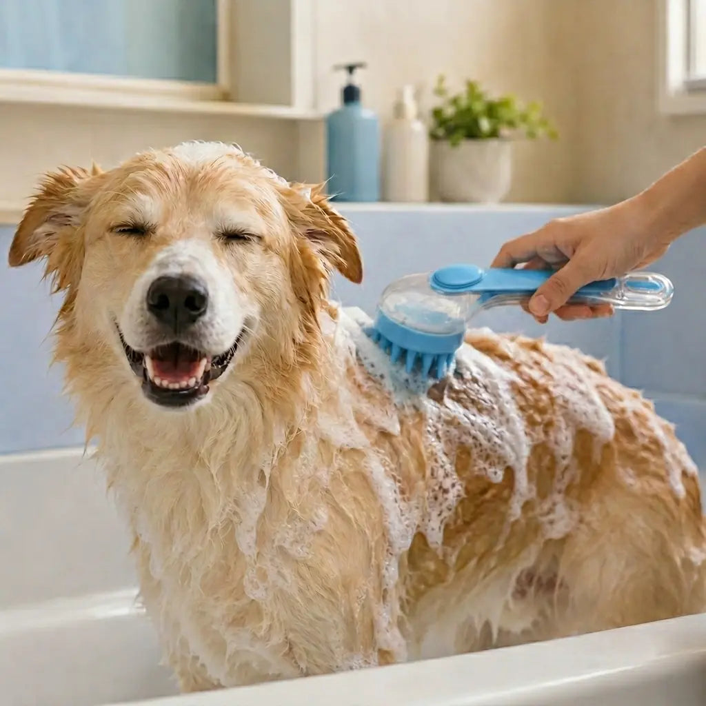 Furavora Bath Shampoo Brush — Shampoo brush blue