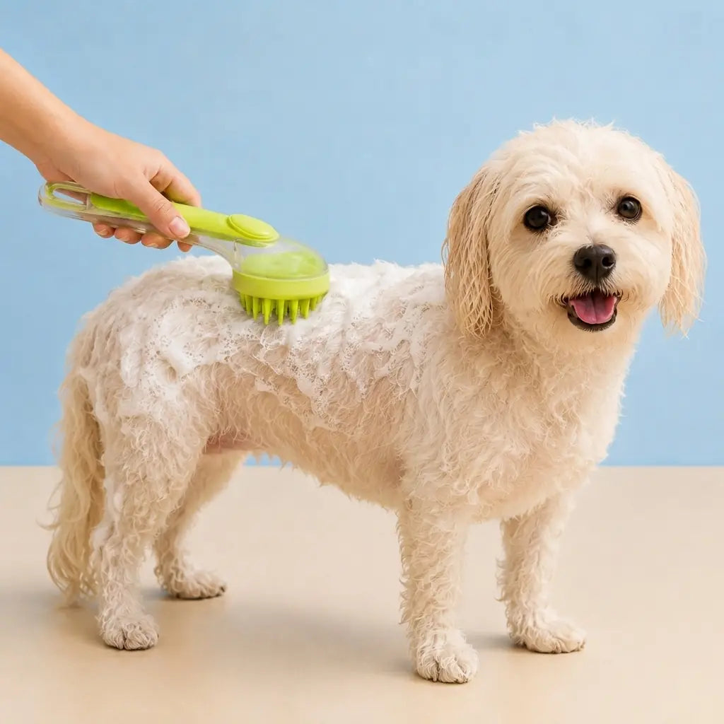 Furavora Bath Shampoo Brush — Shampoo brush green