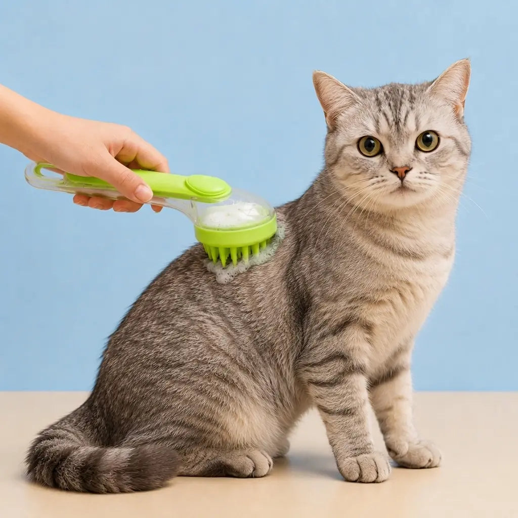 Furavora Bath Shampoo Brush — Shampoo brush green