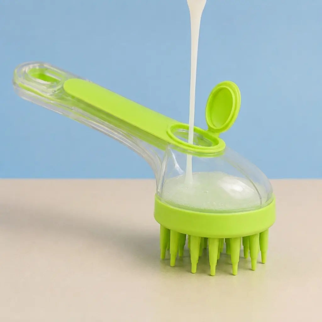 Furavora Bath Shampoo Brush — Shampoo brush green