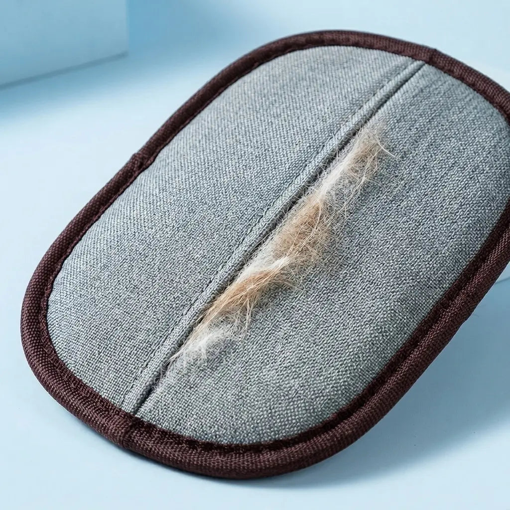 Furavora Deshedding Grooming Mitt — Dark brown