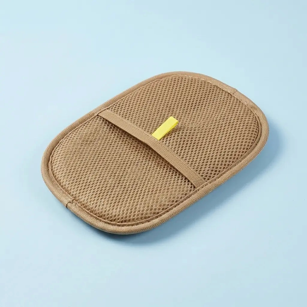 Furavora Deshedding Grooming Mitt — Light brown