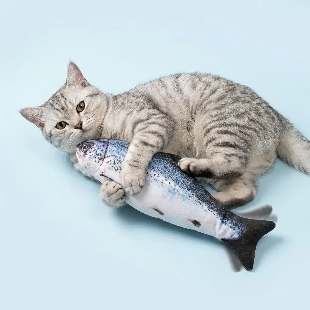 Furavora Flopping Fish Toy — Salmon