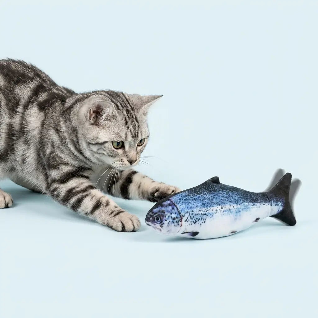 Furavora Flopping Fish Toy — Salmon