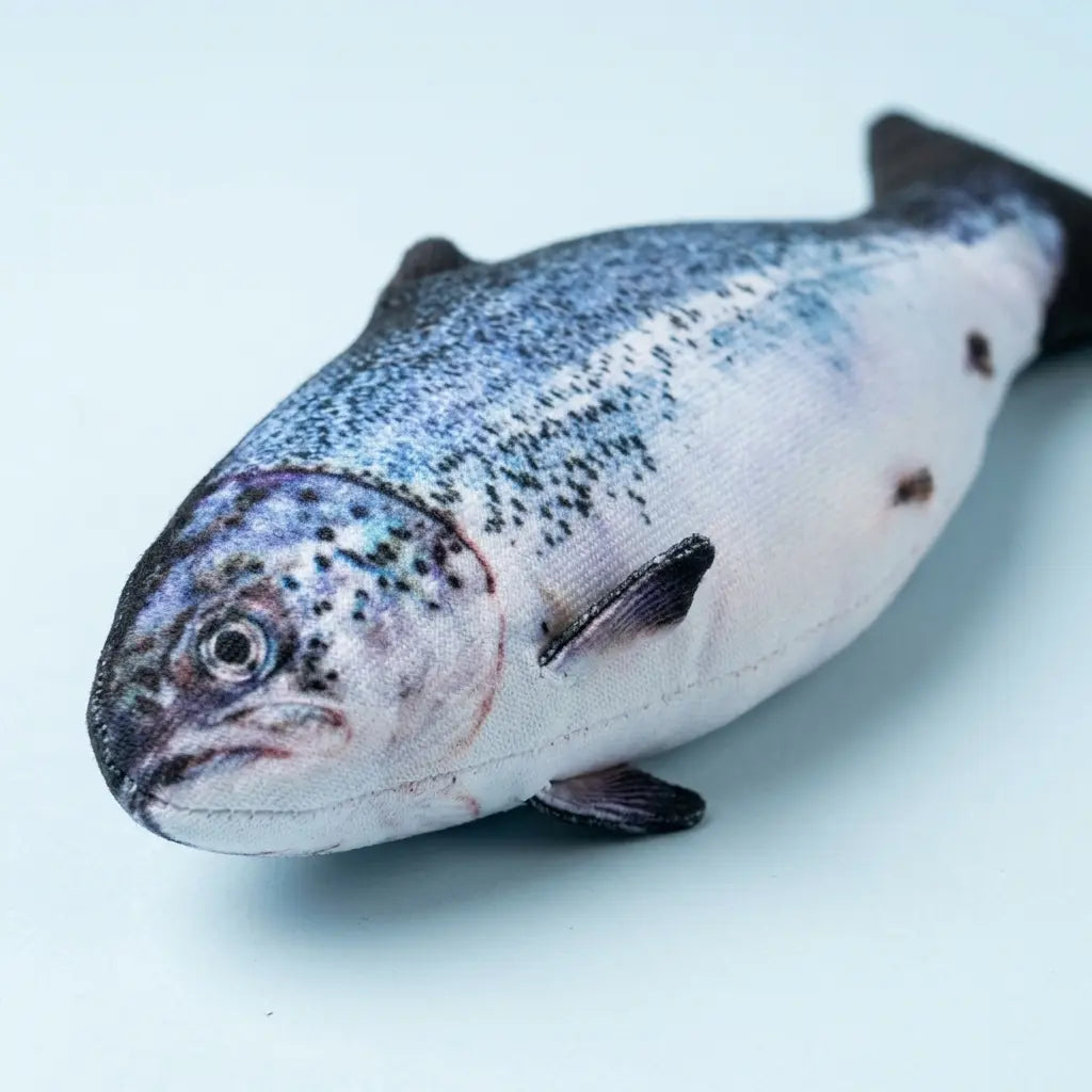 Furavora Flopping Fish Toy — Salmon