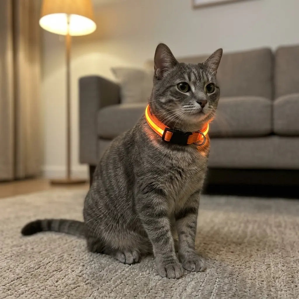 Furavora LED Halo Collar — Orange