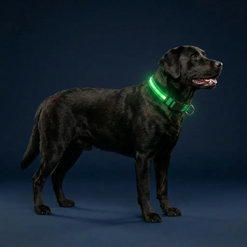 Furavora LED Halo Collar — Green