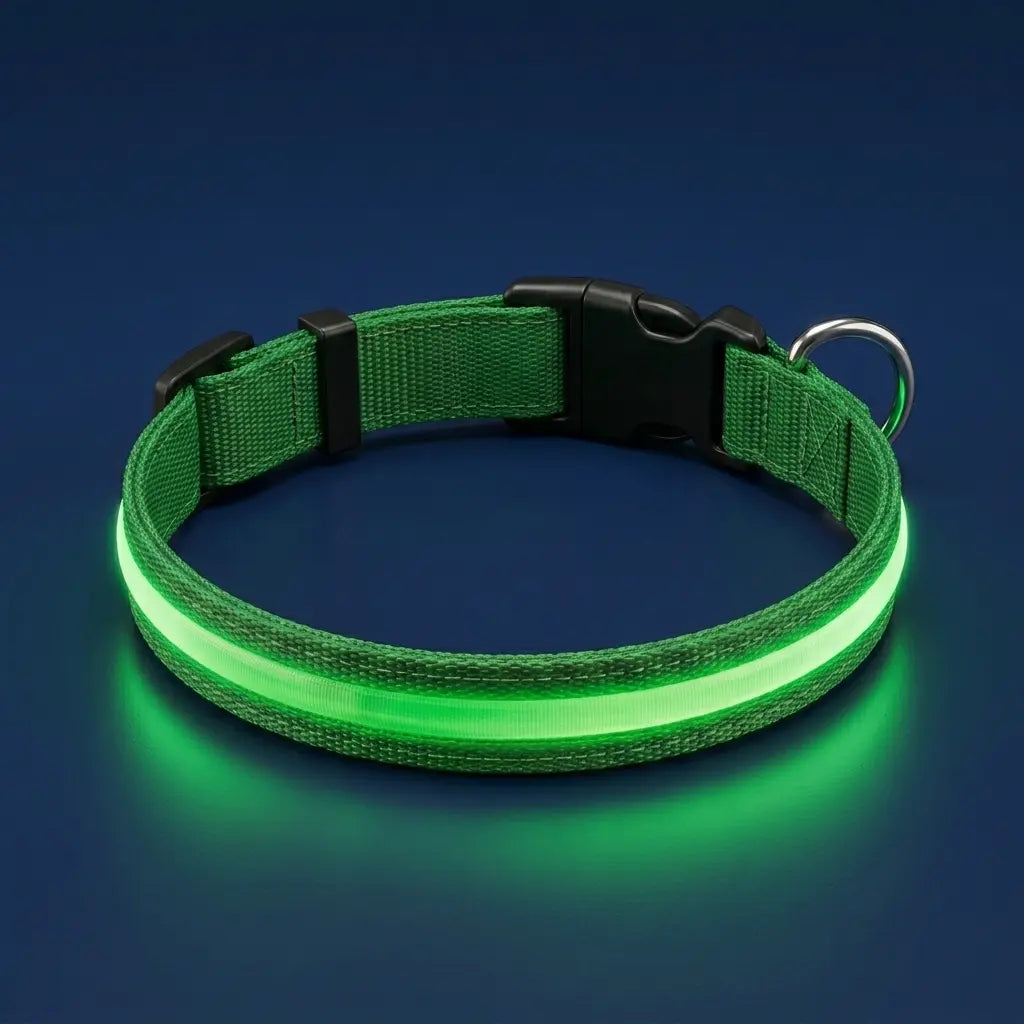 Furavora LED Halo Collar — Green