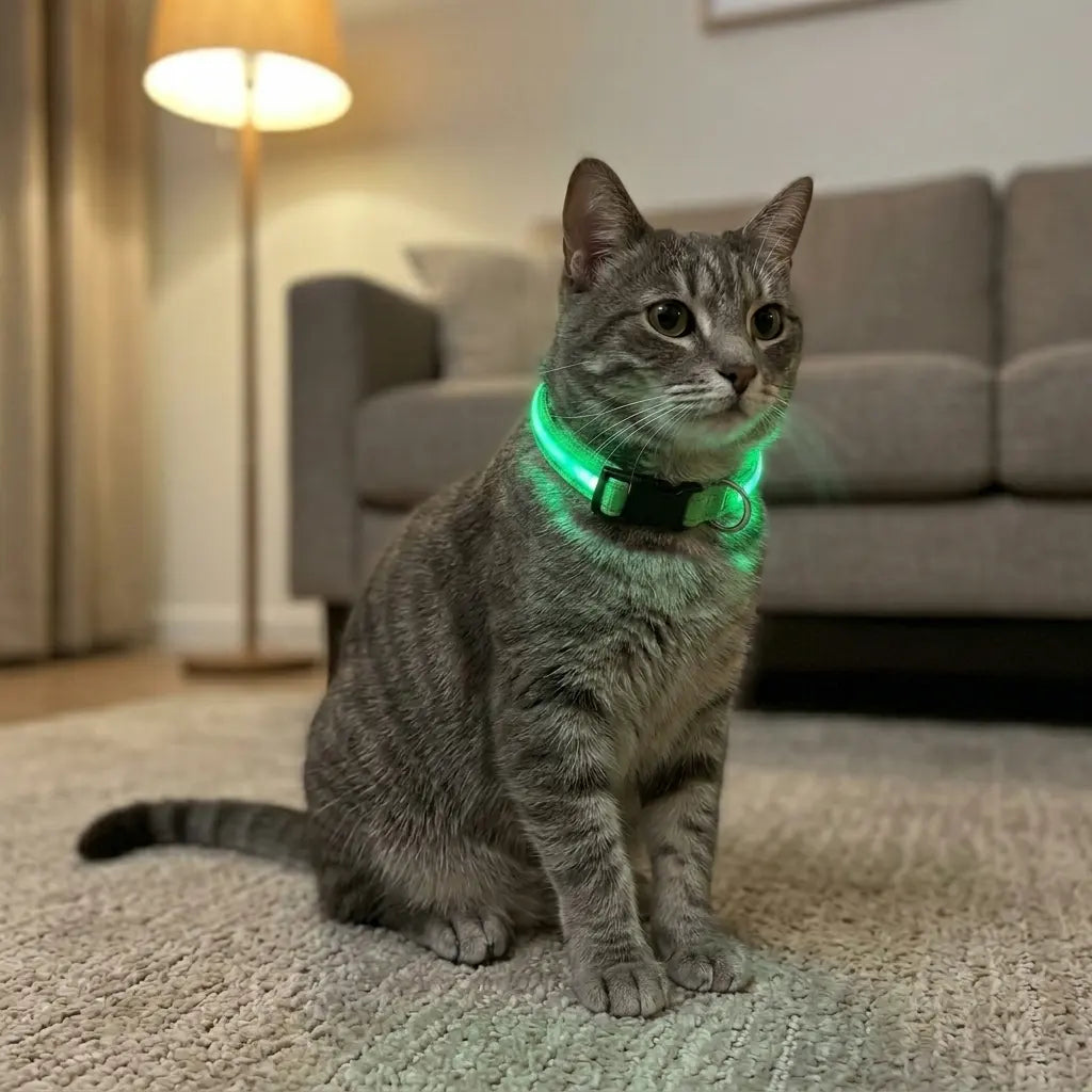Furavora LED Halo Collar — Green