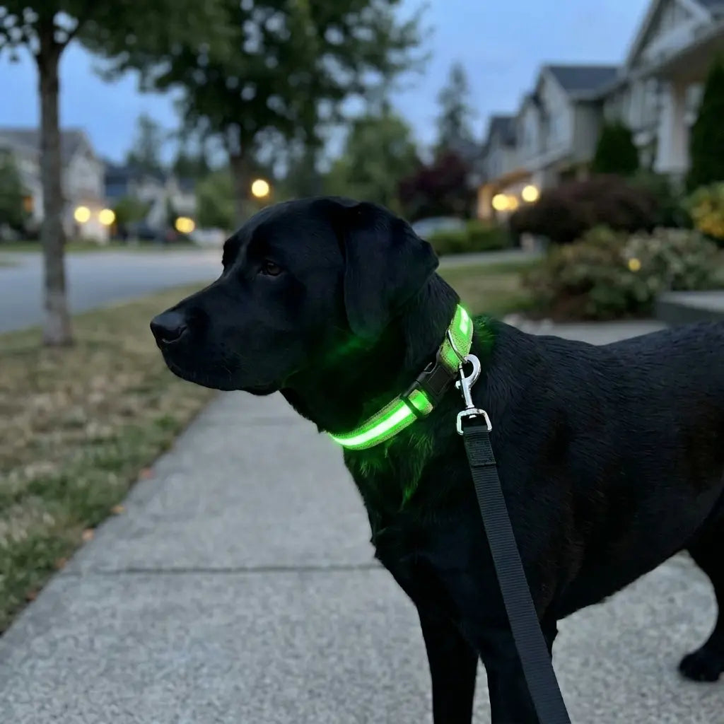 Furavora LED Halo Collar — Green