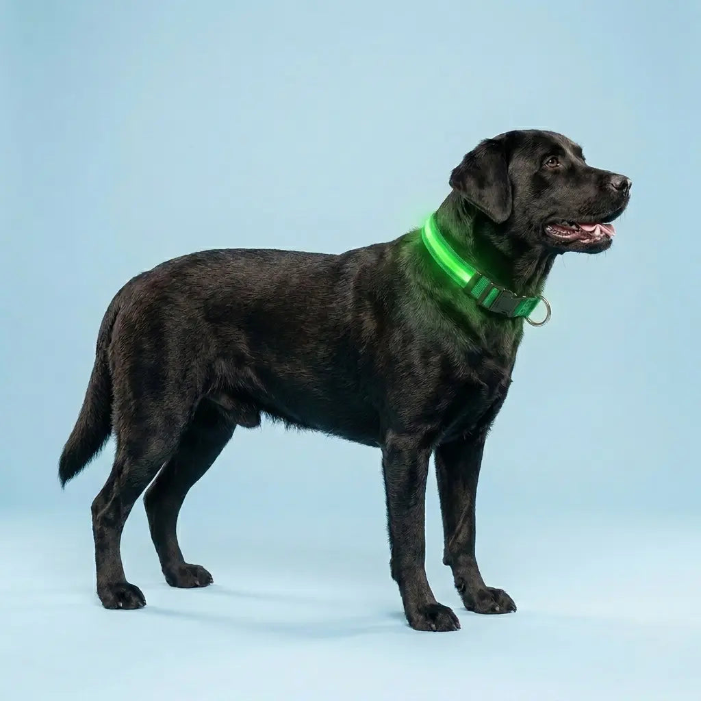 Furavora LED Halo Collar — Green