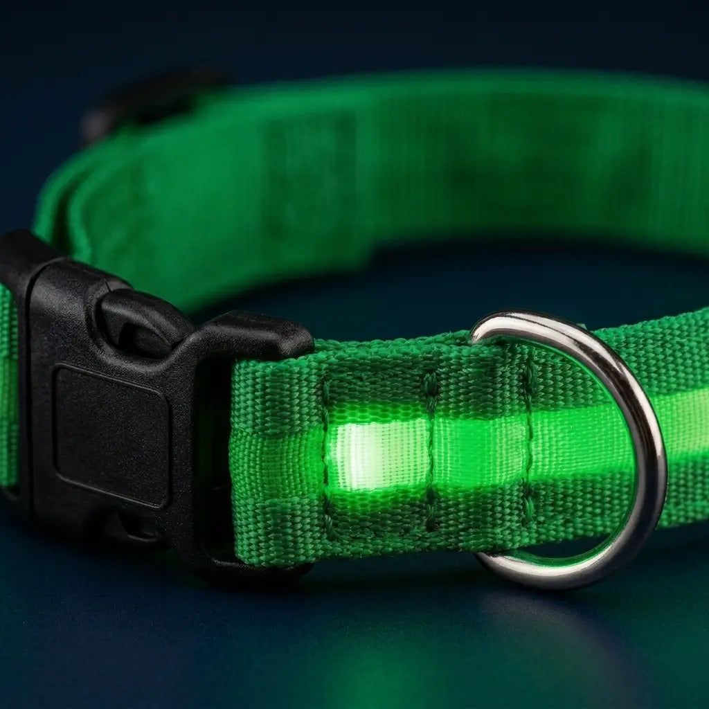 Furavora LED Halo Collar — Green