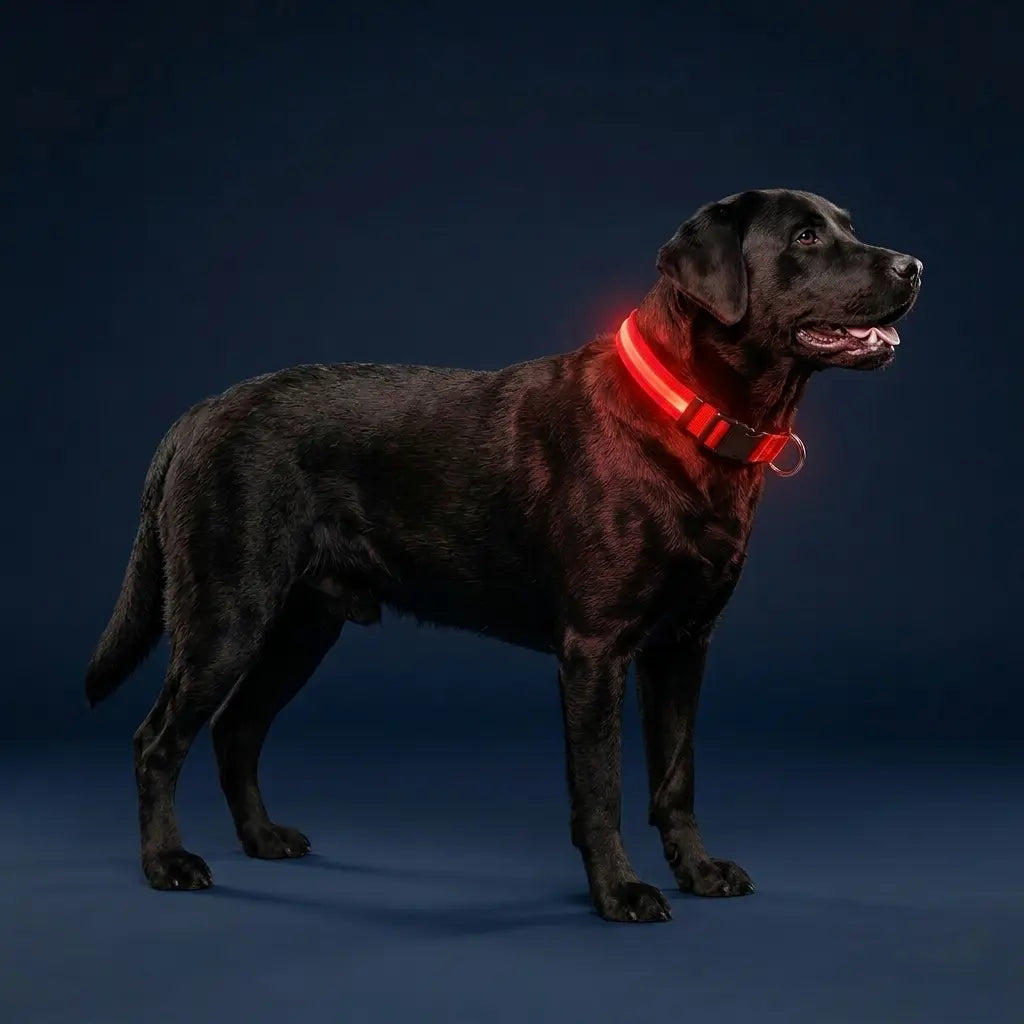Furavora LED Halo Collar — Red
