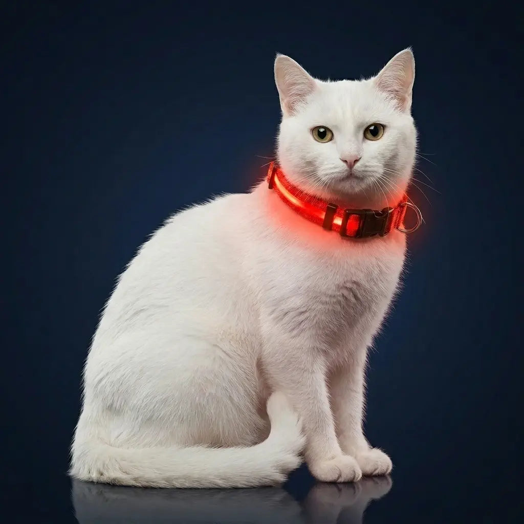 Furavora LED Halo Collar — Red