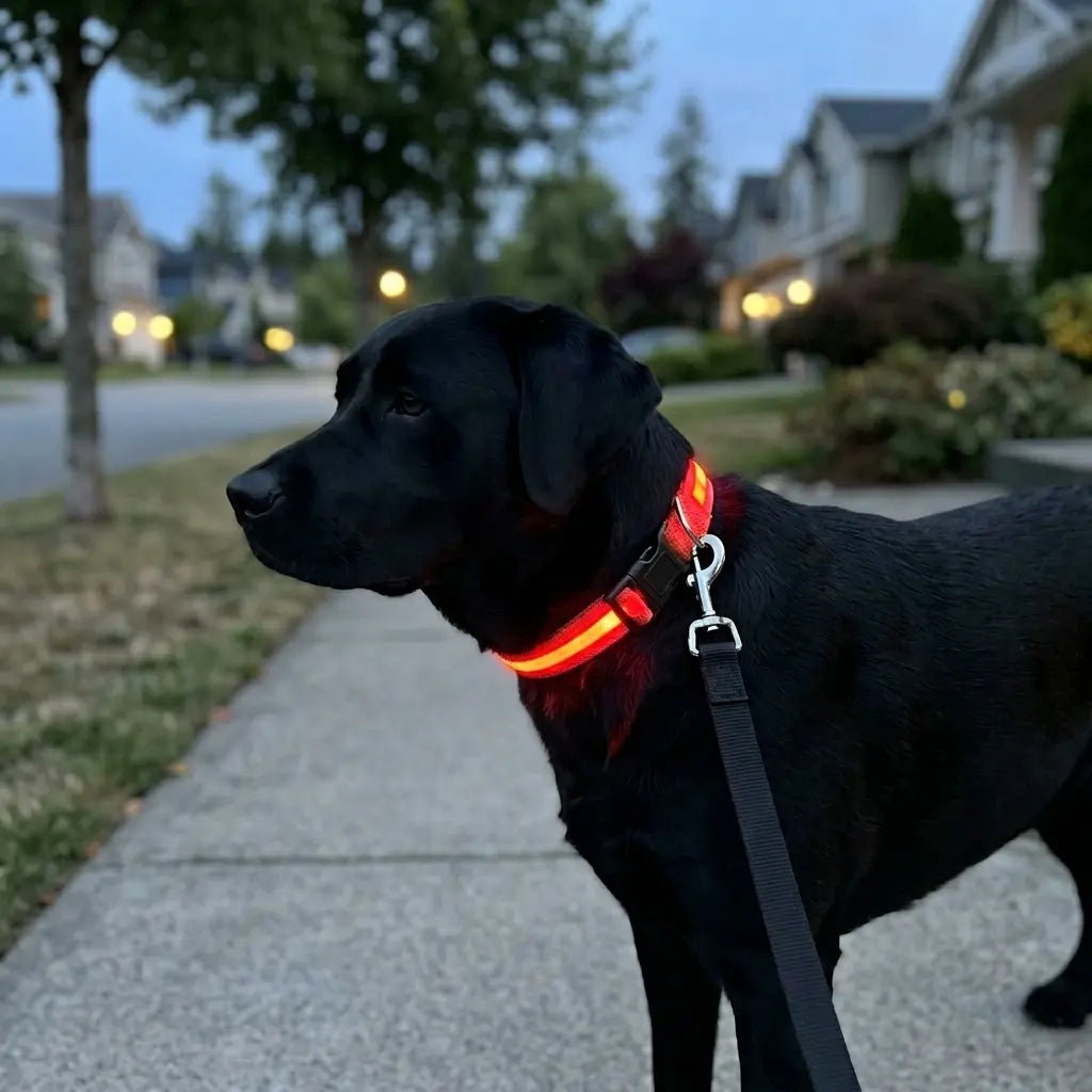 Furavora LED Halo Collar — Red