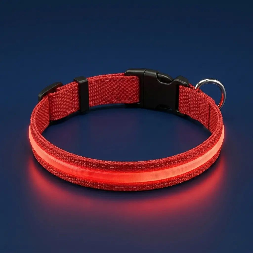 Furavora LED Halo Collar — Red
