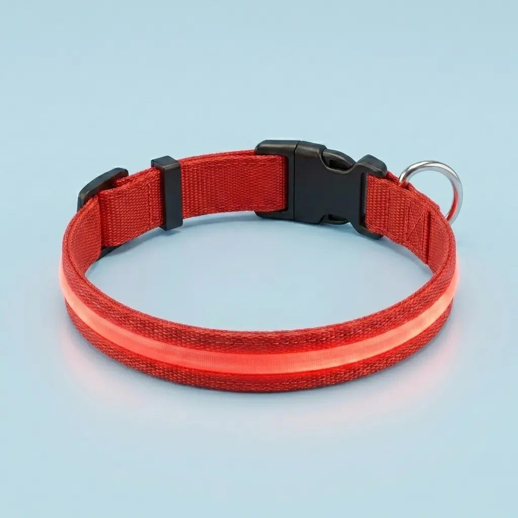 Furavora LED Halo Collar — Red