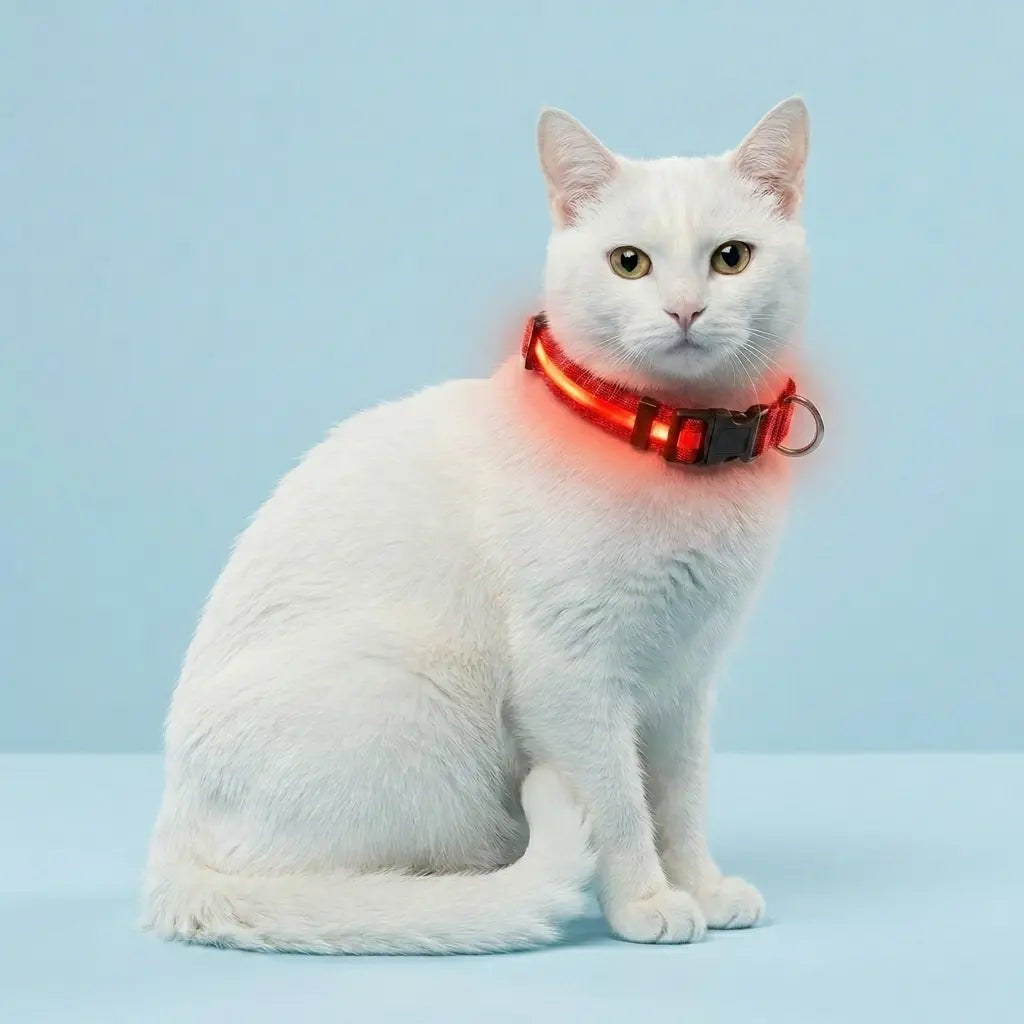 Furavora LED Halo Collar — Red
