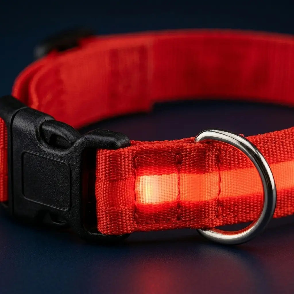 Furavora LED Halo Collar — Red