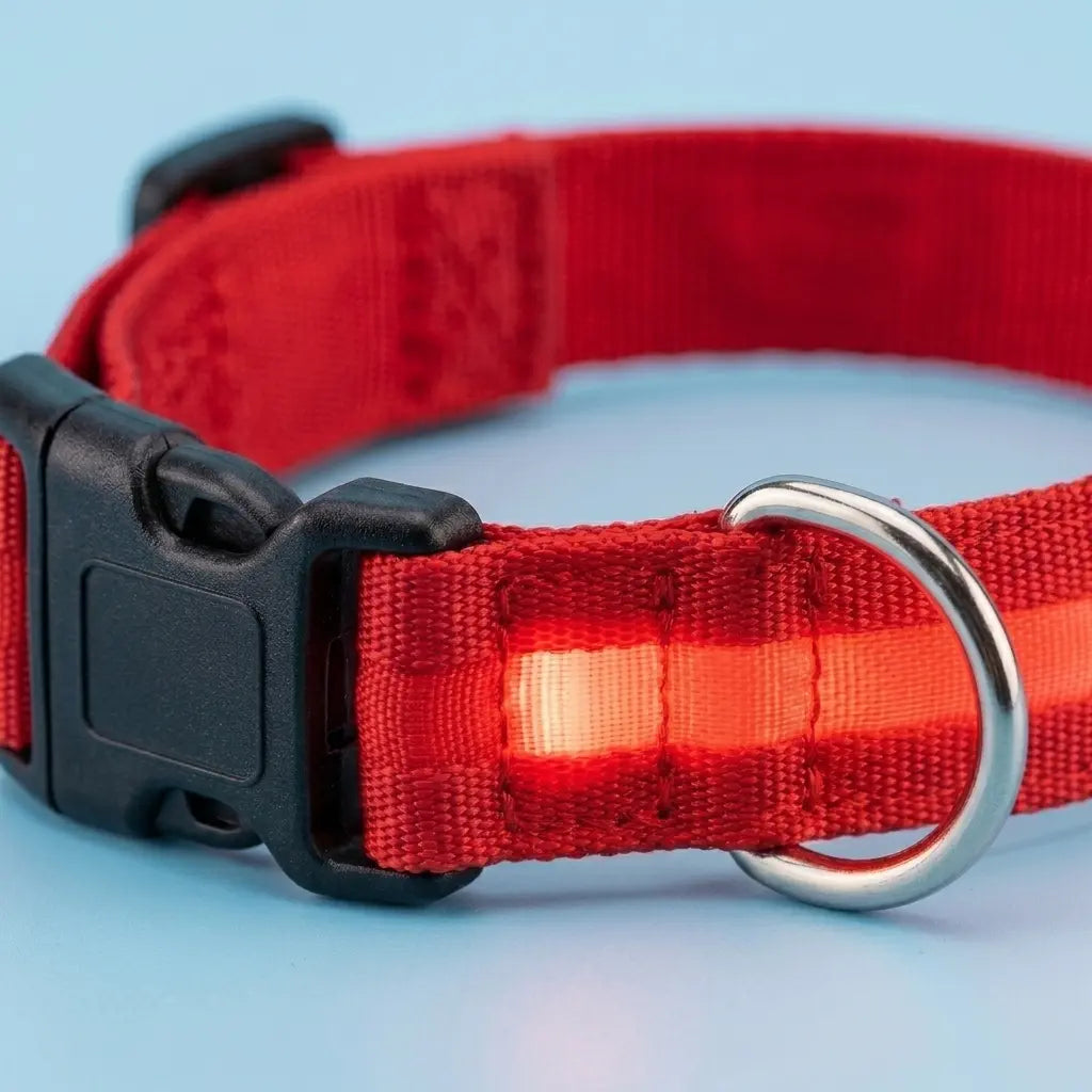 Furavora LED Halo Collar — Red