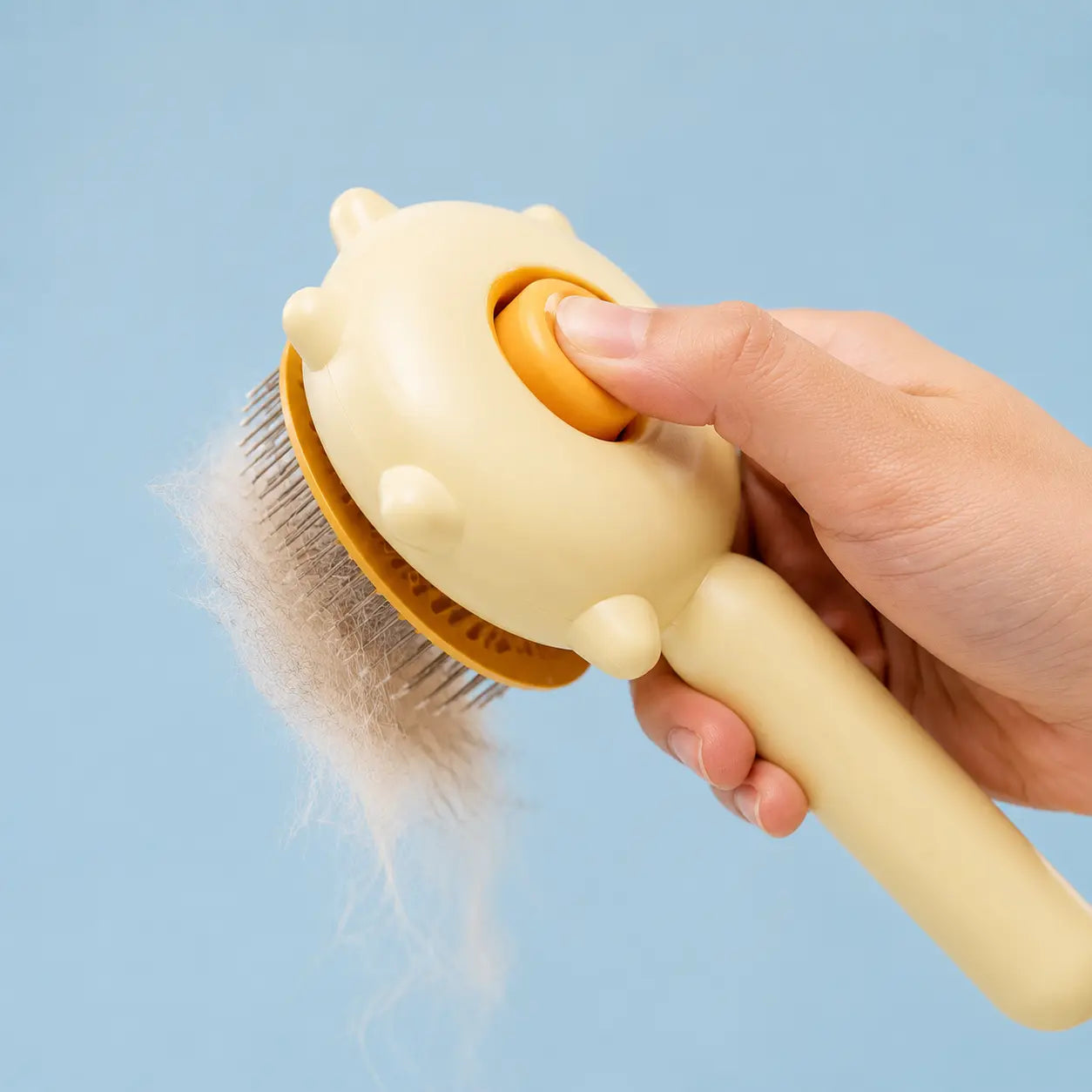 Furavora Massage Grooming Comb — Yellow