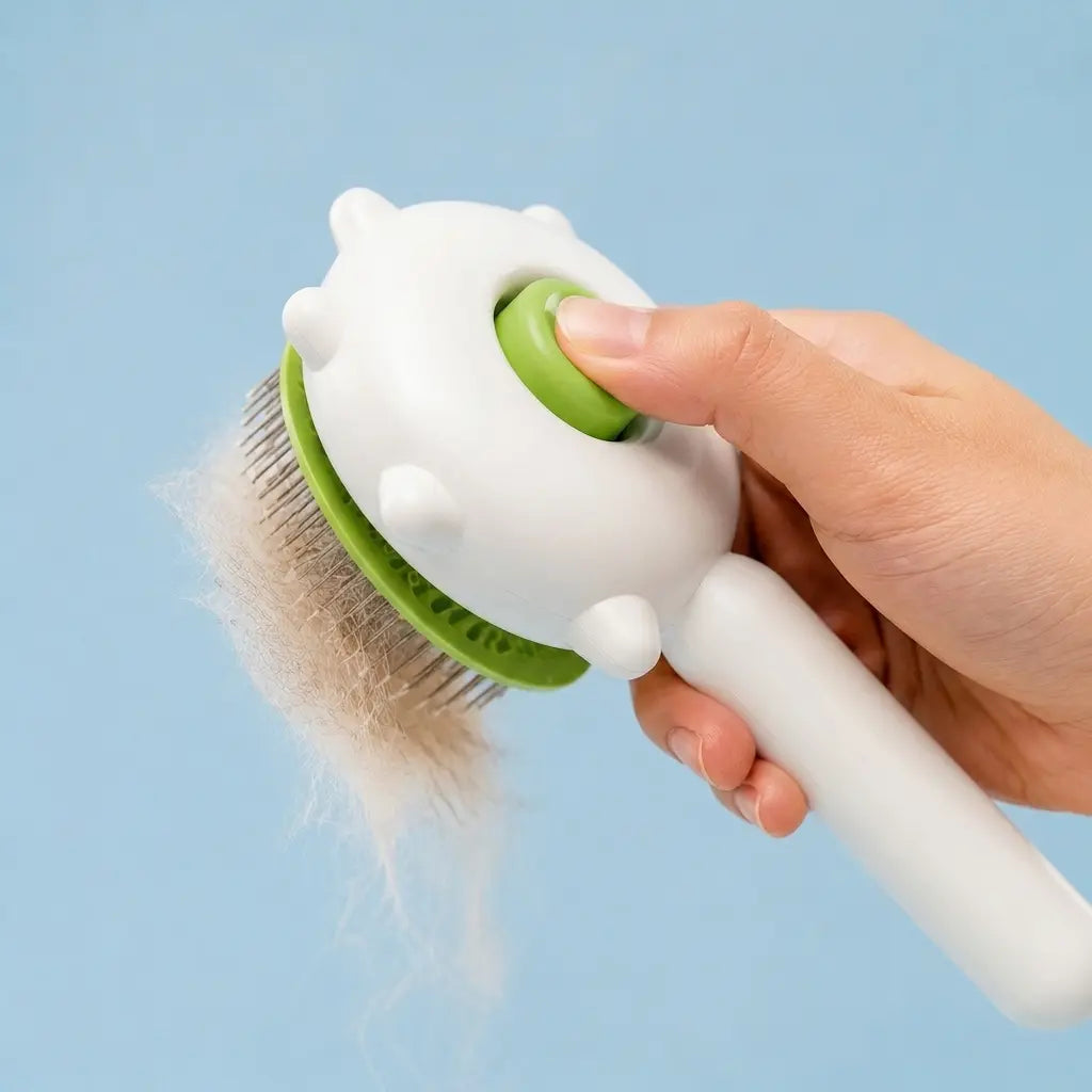 Furavora Massage Grooming Comb — Green