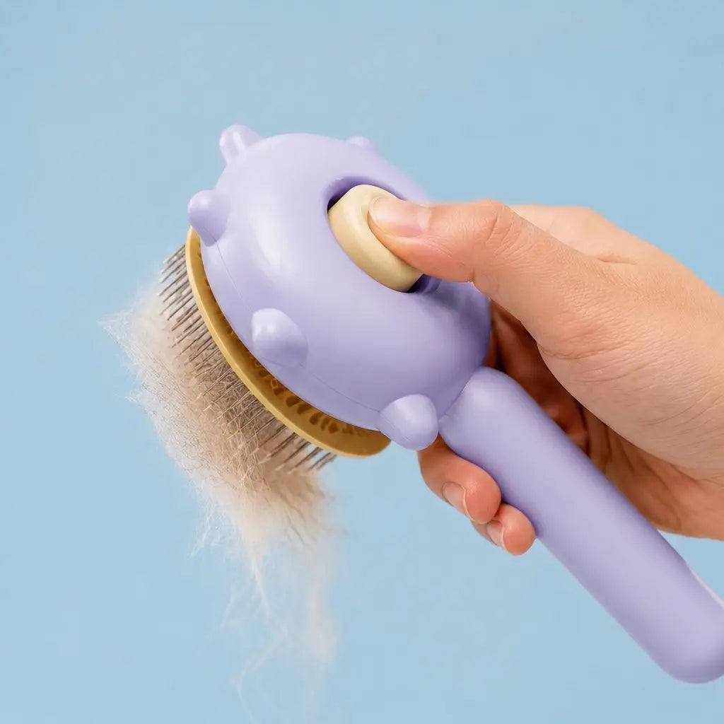 Furavora Massage Grooming Comb — Purple