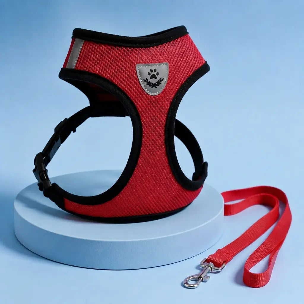 Furavora AirMesh Harness Set — Red