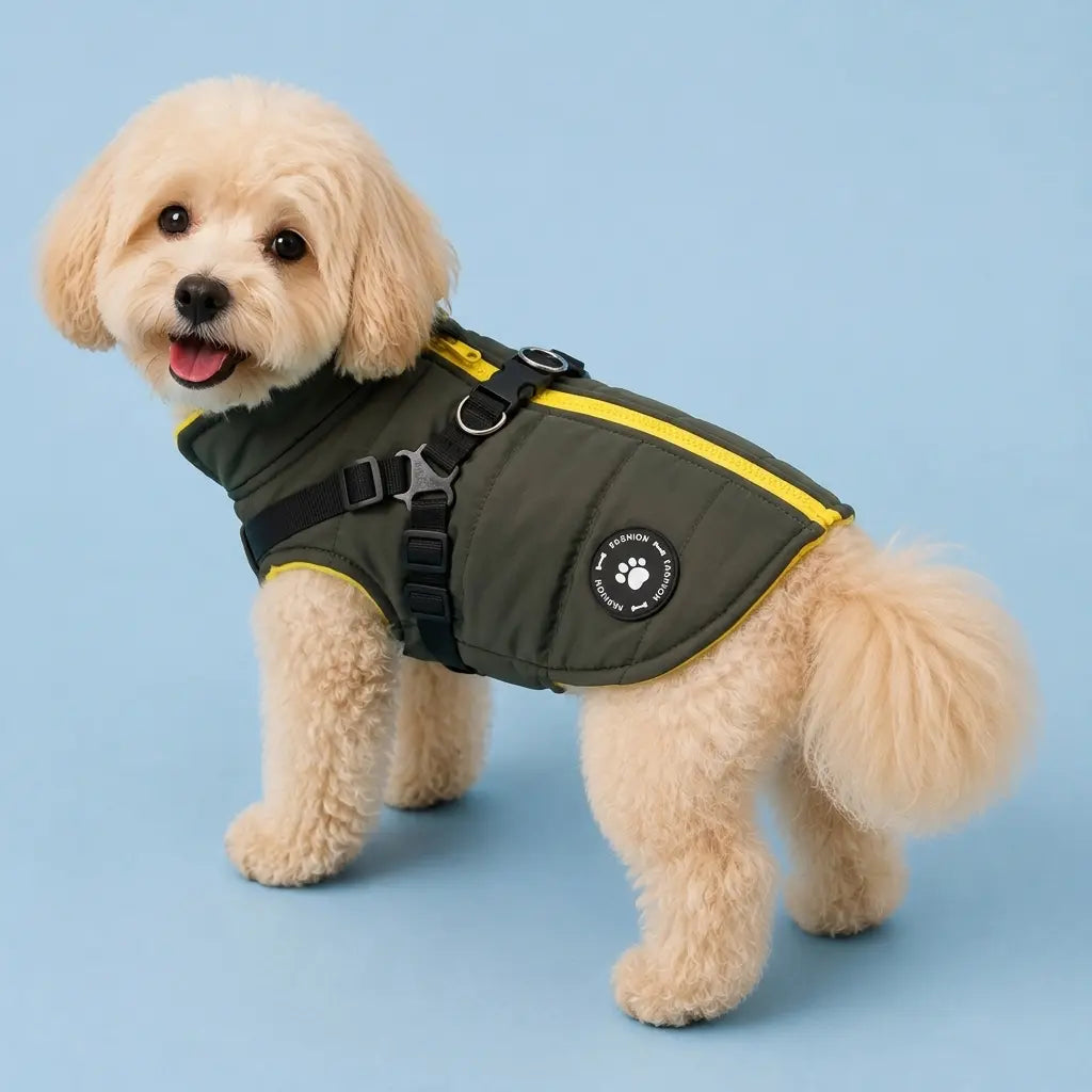 Furavora Quilted Winter Jacket — Green
