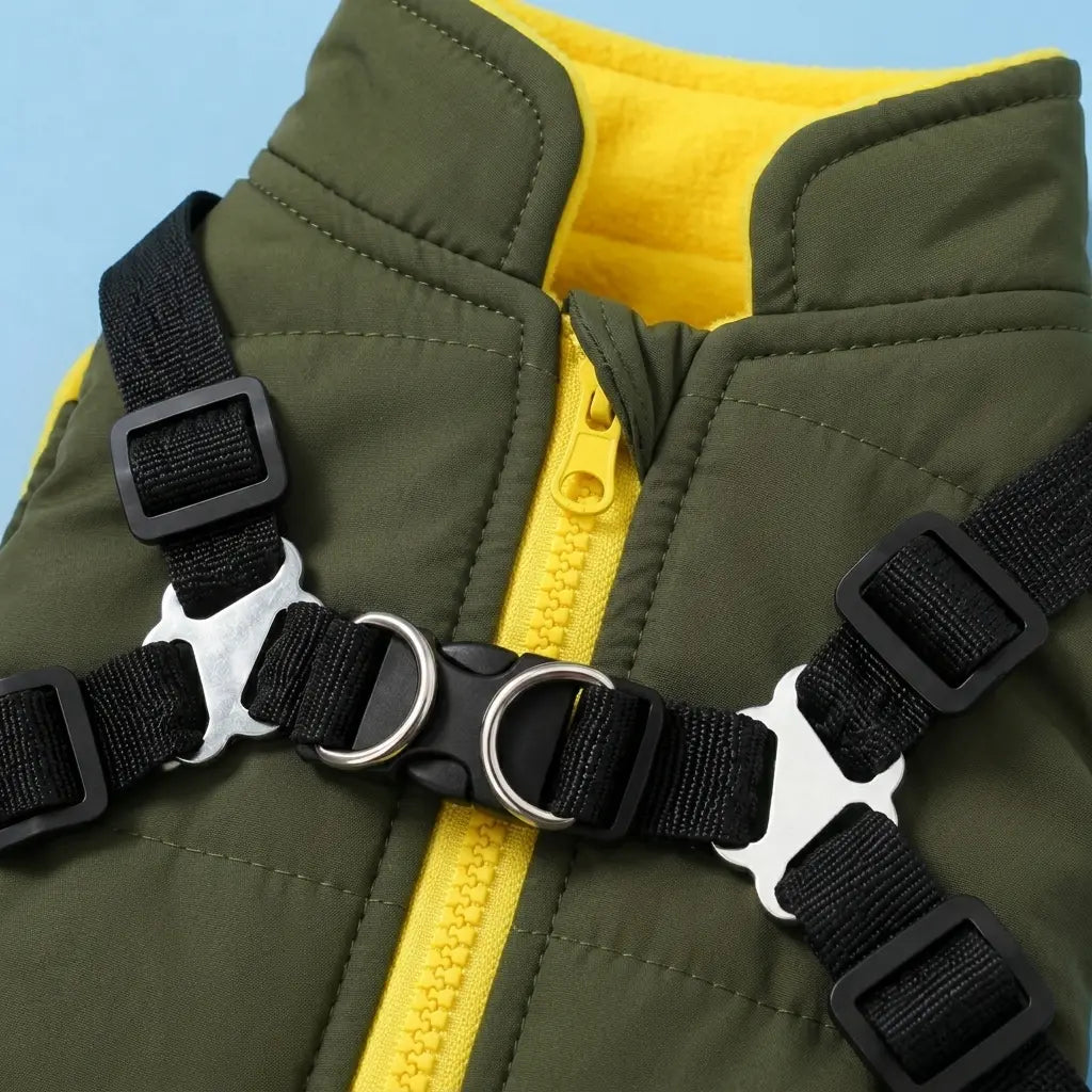Furavora Quilted Winter Jacket — Green