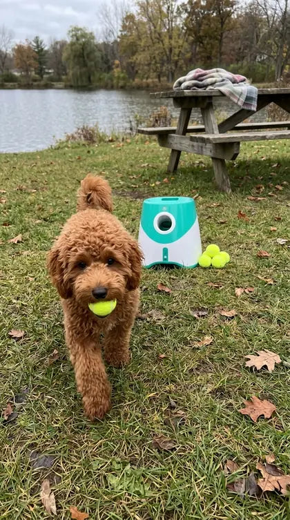 Customer photo featuring Furavora Auto Ball Launcher