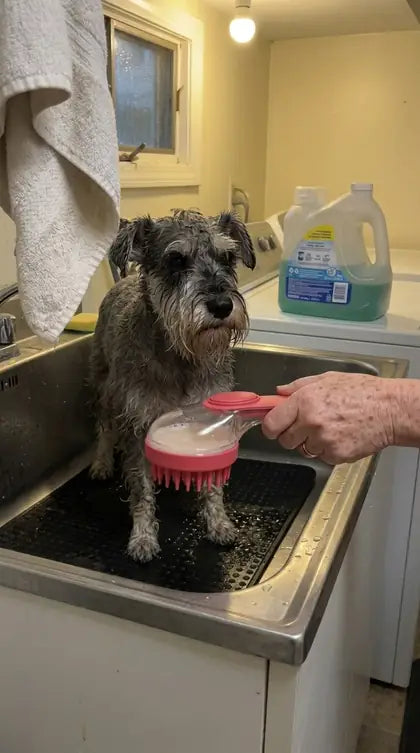 Customer photo featuring Furavora Bath Shampoo Brush
