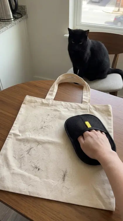 Customer photo featuring Furavora Deshedding Grooming Mitt