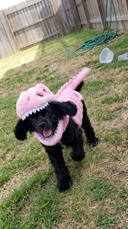 Customer photo featuring Furavora Dino Skeleton Costume