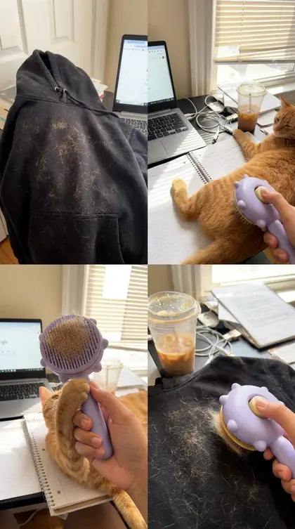 Customer photo featuring Furavora Massage Grooming Comb