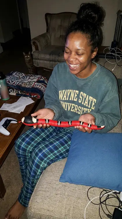 Customer photo featuring Furavora Smart Snake Toy